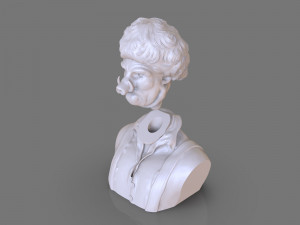 wookalar bust 3Dプリントモデル