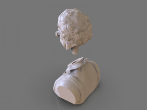 wookalar bust 3Dプリントモデル