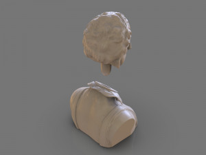 wookalar bust 3Dプリントモデル