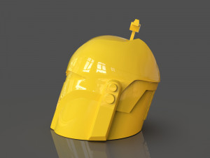 ursa wrens helmet vase or storage box Modèles 3D en vedette
