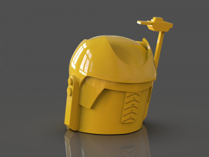 ursa wrens helmet vase or storage box Modèles 3D en vedette