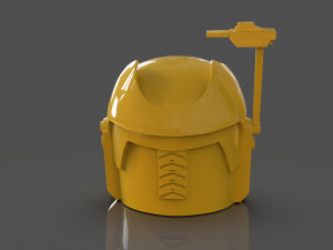 ursa wrens helmet vase or storage box Modèles 3D en vedette