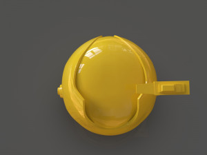 ursa wrens helmet vase or storage box Modèles 3D en vedette