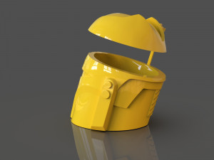 ursa wrens helmet vase or storage box Modèles 3D en vedette