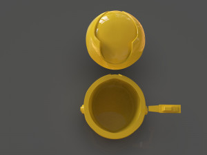 ursa wrens helmet vase or storage box Modèles 3D en vedette