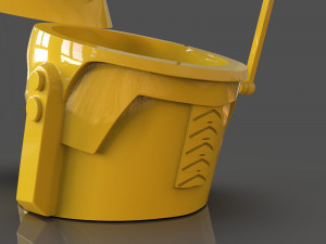ursa wrens helmet vase or storage box Modèles 3D en vedette