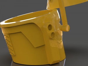 ursa wrens helmet vase or storage box Modèles 3D en vedette