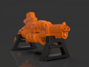 stylized sci-fi shotsculpture 3D Baskı Modeli