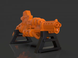 stylized sci-fi shotsculpture 3D Print Model