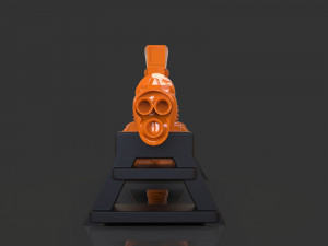 stylized sci-fi shotsculpture 3D Baskı Modeli