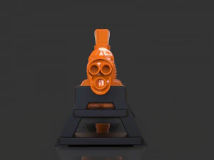 stylized sci-fi shotsculpture 3D Print Model
