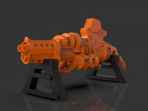 stylized sci-fi shotsculpture 3D Baskı Modeli