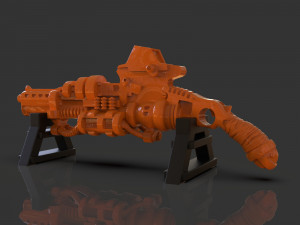 stylized sci-fi shotsculpture 3D Baskı Modeli