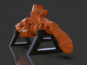 stylized sci-fi shotsculpture 3D Print Model