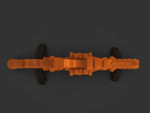 stylized sci-fi shotsculpture 3D Baskı Modeli