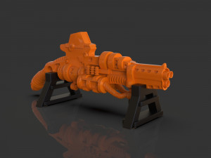 stylized sci-fi shotsculpture 3D Baskı Modeli