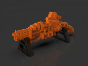 stylized sci-fi shotsculpture 3D Baskı Modeli