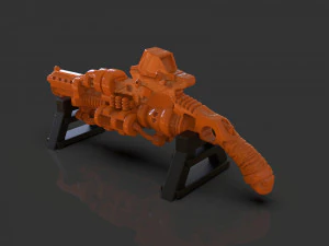 stylized sci-fi shotsculpture 3D Print Model