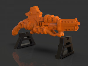 stylized sci-fi shotsculpture 3D Baskı Modeli