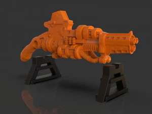 stylized sci-fi shotsculpture 3D Print Model