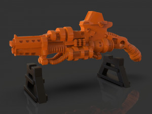 stylized sci-fi shotsculpture 3D Baskı Modeli