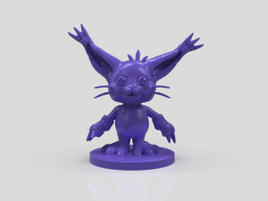 gatomon figurine 3D Print Model