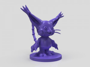 gatomon figurine 3D 打印模型