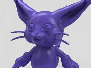 gatomon figurine 3D Print Model