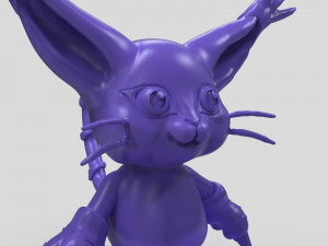 gatomon figurine 3D 打印模型