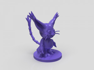 gatomon figurine 3D 打印模型