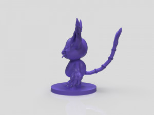 gatomon figurine 3D 打印模型
