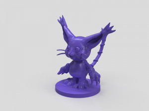 gatomon figurine 3D 打印模型