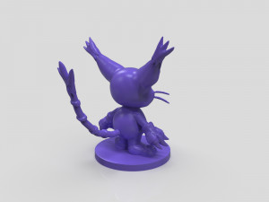 gatomon figurine 3D 打印模型