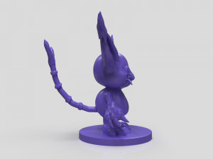 gatomon figurine 3D 打印模型