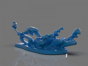 road runner sculpture 3Dプリントモデル