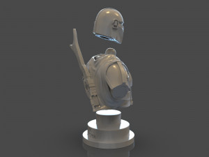 the mandalorian din djarin bust 3D-Druckmodell