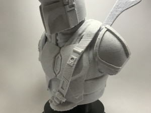 the mandalorian din djarin bust 3D-Druckmodell