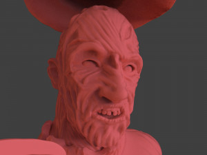 freddy krueger diorama 3D 打印模型