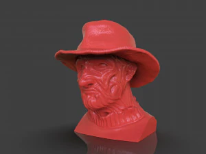 freddy krueger bust 3D Print Model