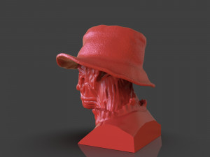 freddy krueger bust Modello di stampa 3D