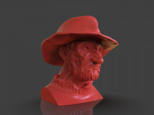 freddy krueger bust Modello di stampa 3D