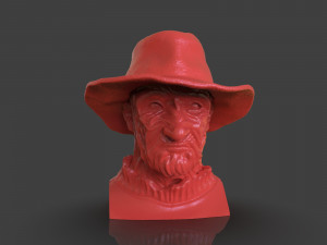 freddy krueger bust Modello di stampa 3D