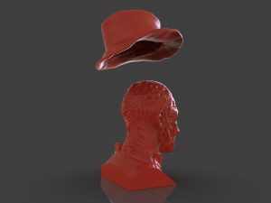 freddy krueger bust Modello di stampa 3D