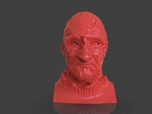 freddy krueger bust Modello di stampa 3D