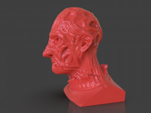 freddy krueger bust Modello di stampa 3D