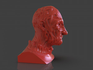 freddy krueger bust Modello di stampa 3D