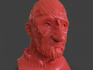 freddy krueger bust 3D Print Model