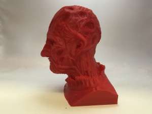 freddy krueger bust Modello di stampa 3D