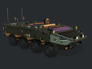 装甲車両 SF GTK ウルフ APC 3Dモデル