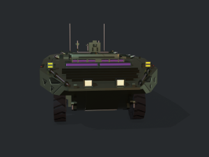armored vehicle sci fi gtk wolf apc 3D 模型